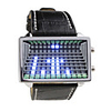 Blue LED Digital Watch Gift Watch with PU Leather Band