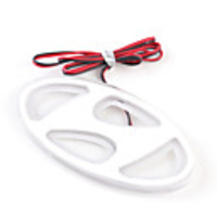 Blue Light LED Car Badge Light Stiker Car Decoration for HYUNDAI ELANTRA