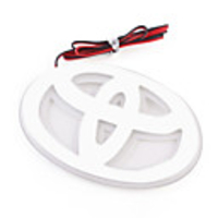Blue Light LED Car Badge Light Stiker Car Decoration for TOYOTA REIZ