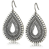 blue moon trial tear drop earrings