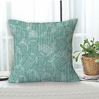 Blue Pattern Double Side Cushion Cover 1PC Soft Decorative Square Throw Pillow Cover Cushion Case Pillowcase for Sofa Bedroom Livingroom Outdoor Superior Quality Machine Washable Outdoor Cushion for Sofa Couch Bed Chair miniinthebox