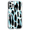Blue Ripples And Black Markings Intersect Case For Apple IPhone 12 11 SE2020 Unique Design Protective Case Shockproof Cover TPU Clear Case For IPhone 12 Pro Max XR XS Max IPhone 8 7 miniinthebox