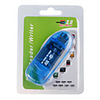 Blue USB 2.0 SD/MMC Memory Card Reader