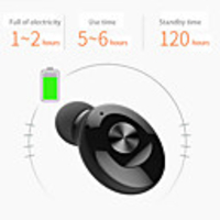 Bluetooth 5.0 Earphone Stereo Wireless Earbud HIFI Sound Sport Earpiece Mini Handsfree Call Headset with Mic