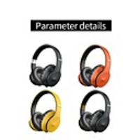 Bluetooth 5.0 Wireless Foldable Over-Ear Headphone Stereo High Quality Sound Support TF Card Heavy Bass With Mic Gaming Headset