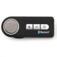 Bluetooth Handsfree Speakerphone Car Kit (Black)