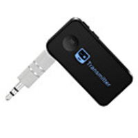 Bluetooth Transmitter Music Audio Stereo with 3.5mm Audio Output Bluetooth Reciever Handsfree Speakers For Car/TV/Computer Music Audio Aux Headphones 8-Hour Battery Life Handsfree Calls Support atpX