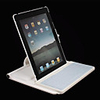 Bluetooth V2.0 Wireless Keyboard w/ 360°Rotatable Hardshell Case Holder for Apple iPad 2 - White