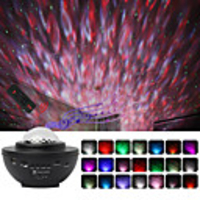 Blunderbuss Sky Projection Lamp USB Music Red Green Laser Sky star Water Stripe Lamp Atmosphere Lamp Christmas Halloween Children Baby Lover Gift.New and strange