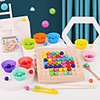 Board Game Rainbow Ball Elimination Game Wooden STEAM Toy family game Parent-Child Interaction Home Entertainment Kid