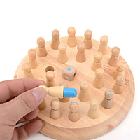 Board Game Wooden Memory Match Stick Chess Game Wooden Professional Kid