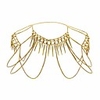 body chain jewelry for women shoulder chain tassels harness necklace gold (gold)