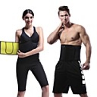 Body Shaper Sweat Waist Trimmer Sauna Belt NEOPRENE Stretchy No Zipper Hot Sweat Slimming Weight Loss Tummy Fat Burner Exercise Fitness Gym Workout Workout For Abdomen
