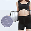 Body Shaper Sweat Waist Trimmer Sweat Waist Trainer Corset Sports Nylon Yoga Gym Workout Pilates Adjustable Durable Weight Loss Tummy Fat Burner Hot Sweat For Women