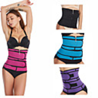 Body Shaper Sweat Waist Trimmer Sweat Waist Trainer Corset Sports Toyokalon Hair Yoga Gym Workout Pilates Durable Weight Loss Tummy Fat Burner Hot Sweat For Women