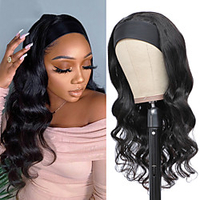 Body Wave Headband Wig Synthetic Wig For Women Glueless Wig With Headband Heat Resistant Fiber Cosplay Daily Lolita Wigs No Colored Headband miniinthebox