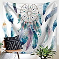 Bohemian Dreamcatcher Wall Tapestry Art Decor Blanket Curtain Picnic Tablecloth Hanging Home Bedroom Living Room Dorm Decoration Boho