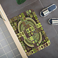 Bohemian Ethnic Style Pattern Carpet Door Mat Bedroom Living Room Carpet Study Room Carpet Kitchen Bathroom Anti-slip Mat