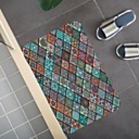 Bohemian Ethnic Style Pattern Carpet Door Mat Bedroom Living Room Carpet Study Room Carpet Kitchen Bathroom Anti-slip Mat
