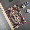 Bohemian Ethnic Style Pattern Carpet Door Mat Bedroom Living Room Carpet Study Room Carpet Kitchen Bathroom Anti-slip Mat
