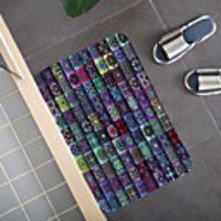 Bohemian Ethnic Style Pattern Carpet Door Mat Bedroom Living Room Carpet Study Room Carpet Kitchen Bathroom Anti-slip Mat