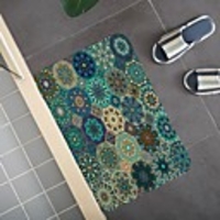 Bohemian Ethnic Style Pattern Carpet Door Mat Bedroom Living Room Carpet Study Room Carpet Kitchen Bathroom Anti-slip Mat
