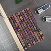 Bohemian Ethnic Style Pattern Carpet Door Mat Bedroom Living Room Carpet Study Room Carpet Kitchen Bathroom Anti-slip Mat