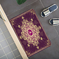 Bohemian Ethnic Style Pattern Carpet Door Mat Bedroom Living Room Carpet Study Room Carpet Kitchen Bathroom Anti-slip Mat