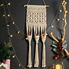 Bohemian Weave Macrame Wall Tapestry Art Decor Blanket Curtain Picnic Tablecloth Hanging Home Bedroom Living Room Dorm Decoration Boho Hippie