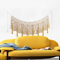 Bohemian Weave Wall Tapestry Art Decor Blanket Curtain Picnic Tablecloth Hanging Home Bedroom Living Room Dorm Decoration Boho Hippie