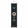 Boho Bohemian Tarot Divination Wall Tapestry Art Decor Blanket Curtain Hanging Home Bedroom Living Room Decoration Nordic Cotton Linen Tassel Moon Stars 12.8 x 51.2 inches miniinthebox