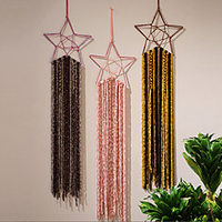 Boho Dream Catcher Handmade Gift Wall Hanging Decor Art Ornament Cotton thread Star 2050cm For Kids Bedroom Wedding Festival miniinthebox