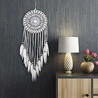 Boho Dream Catcher Handmade Gift Wall Hanging Decor Art Ornament Craft Feather 7020cm For Kids Bedroom Wedding Festival miniinthebox