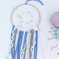 Boho Dream Catcher Handmade Gift Wall Hanging Decor Art Ornament Craft Star Bead Leaf cloth 1985cm For Kids Bedroom Wedding Festival miniinthebox