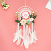 Boho Dream Catcher Handmade Gift Wall Hanging Decor Art Ornament Lace Feather Bead Flower 2050cm For Kids Bedroom Wedding Festival miniinthebox