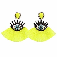 boho fashion dangle tassel earrings for women geometric fringed multicolor drop earrings wedding party girl gifts