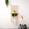 Boho Wall Shelf Macrame Plant Large Shelves for Bedroom Wall Hanging Plants Holder miniinthebox