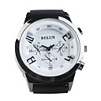 BOLUN Digital Watch Stainless Steel White