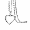 book love heart photo locket pendant necklace charm chain fashion jewelry 17.8