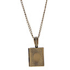 Book Shape Picture Box Necklace