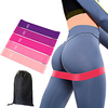 Booty Bands Resistance Bands for Legs and Butt 6 pcs Sports Latex Home Workout Yoga Pilates Strength Training Muscle Building Physical Therapy Weight Loss For Men Women