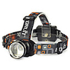 Boruit RJ-2166 Headlamps Headlight 1800 lm LED LED Emitters 1 Mode Zoomable Anglehead Suitable for Vehicles Super Light Camping / Hiking / Caving Everyday Use Cycling / Bike Black Red Blue