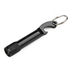 Bottle Opener Tail Flashlight Keychain Black