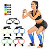 Bounce Trainer Training Device Booty Resistance Belt Bands Jump Trainer Leg Strength and Agility Training Strap Adjustable Waist Belt Sports Resistance Training Home Workout Muscle Building Fat