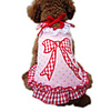 Bow-Tie Style Dog Dress (XS-XL,  Pink)