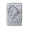 Bowling Style Metal Oil Lighter (Silver)