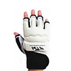 Boxing Gloves For Boxing Fingerless Gloves Protective PU(Polyurethane) White