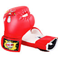 Boxing Gloves For Boxing Mittens Protective PU(Polyurethane) Black / Red / Blue