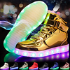 Boys and Girls Sneakers Light up Shoes USB Charging PU Noctilucent Non Slip Quick Charge LED Shoes Little Kids(4-7ys) Big Kids(7years ) Christmas New Year Dance Shoes miniinthebox