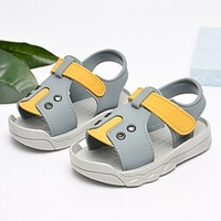 Boys Sandals Sports Outdoors Casual Daily Beach PVC Water Resistant Breathability Fashion Sandals Toddler(2-4ys) Casual Daily Water Shoes LeisureSports Gray Summer / Color Block miniinthebox